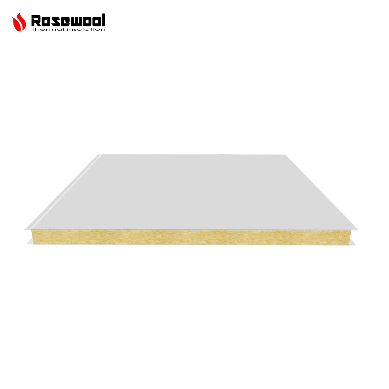 Rock Wool Sandwich Wall Panel as Insulation, Decoration Material