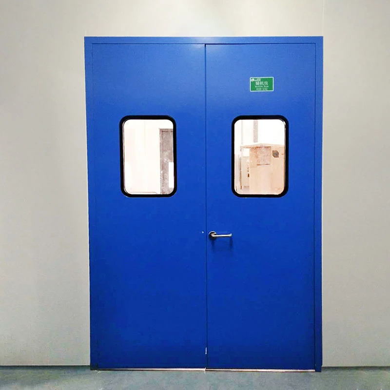 Swing Double Open Stainless Steel Hospital Cleanroom Airtight Door