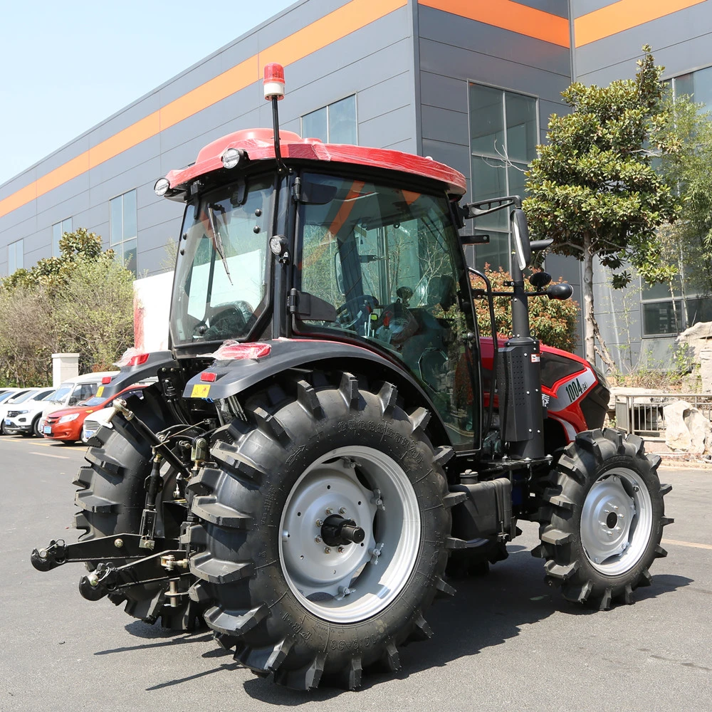 1004 Trator Mundial a venda directa de fábrica mesmo modelo popular de qualidade 100 HP Trator de Rodas do Trator Agrícola Lawn gás/diesel Tratores com 30 anos de vida de serviço