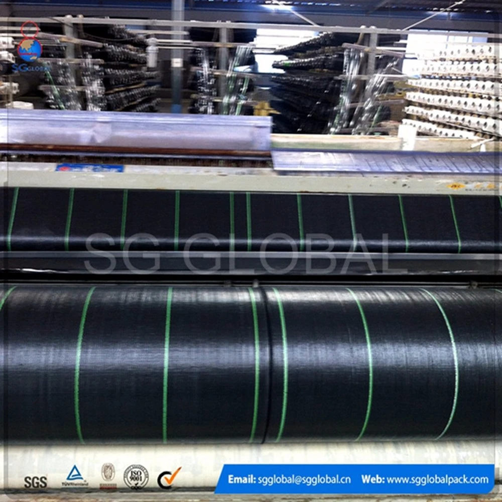 SGS الصين مصنعين بلاستيك مضاد للأشعة فوق البنفسجية أسود PP منسج الثقيلة الخدمة Geotextile الزراعة الغطاء الأرضي حديقة Landscape كتلة الجدار العازل قماش حصيرة التحكم في الأعشاب