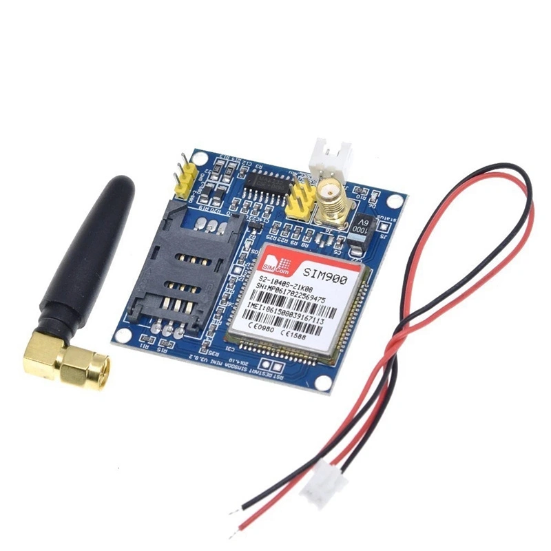 Une carte SIM SIM Egbo900900 Mini module de transmission de données sans fil V4.0 GSM GPRS/antenne Kit de carte C83 W