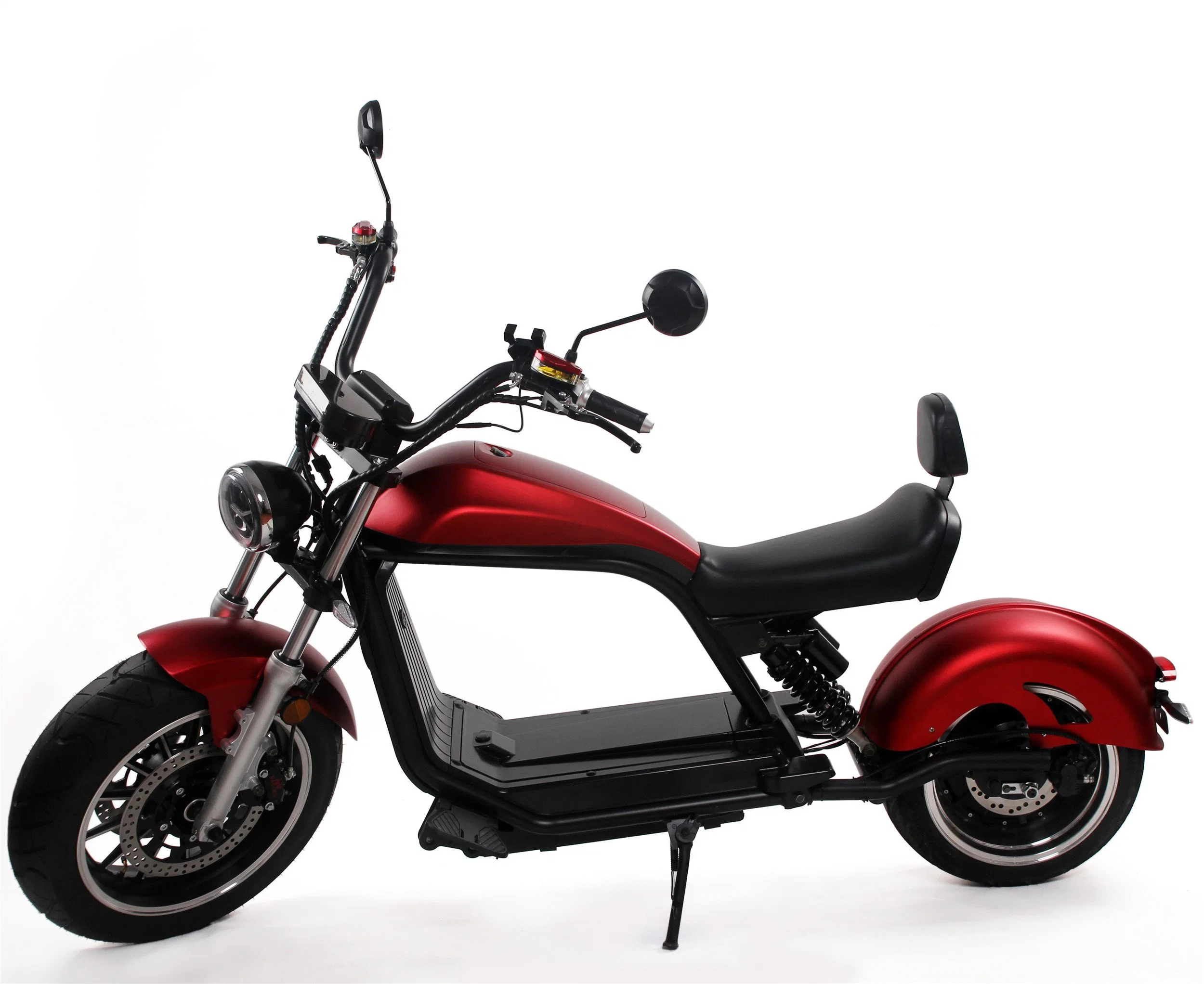 Round LED Light Energy-Efficient Fast Charge Best Performance Adult Electric Motorbike with 2 Wheels