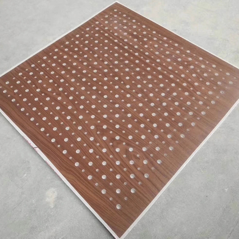 Perforated Acoustic Gypsum Ceiling Tile Acoustic Panels