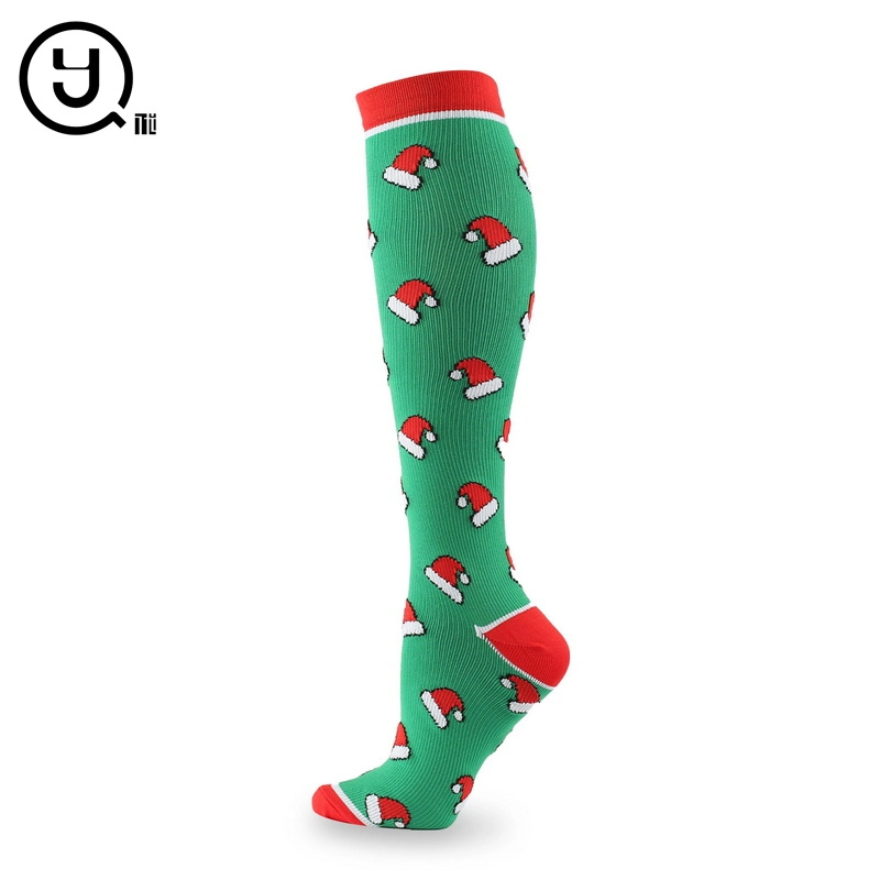 Nuevo producto 5 pares de calcetines de regalo de Navidad para mujer Sublimation Mayorista/Proveedor