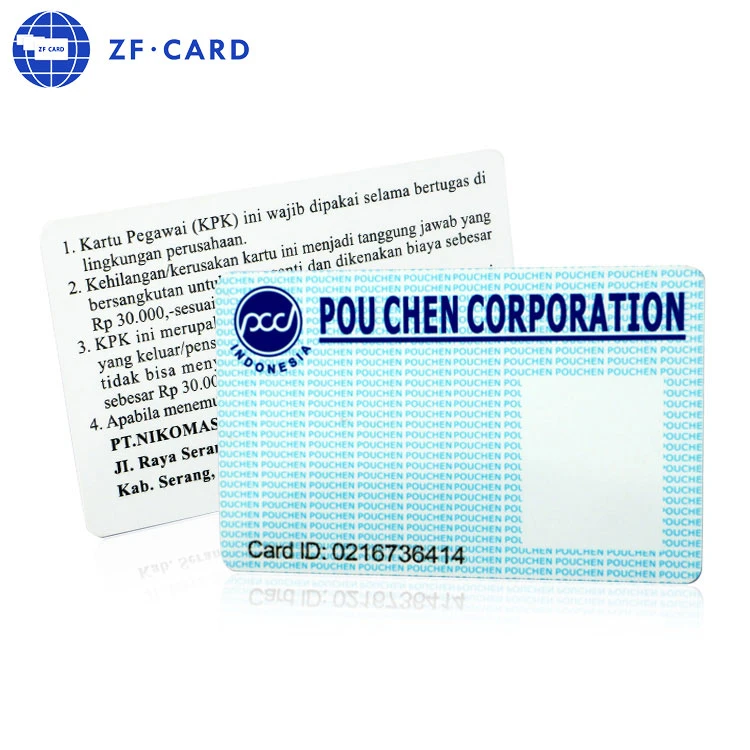 High quality/High cost performance  PVC 13.56MHz MIFARE Ultralight (R) EV1 384/1024 Bit NFC Student Access Card