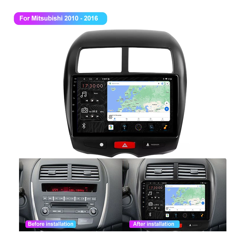 Jmance für Mitsubishi ASX 1 2010 - 2016 Autoradio Audio Multimedia Video Player Navigation Stereo GPS Android 10 Lnch