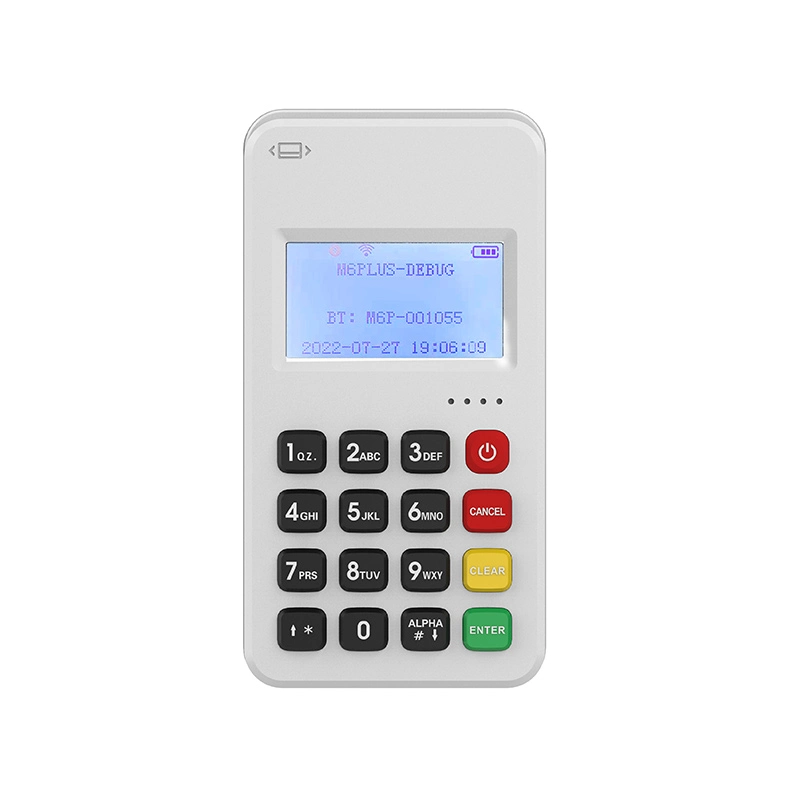 OEM Color Mobile Mini POS Point of Sale EMV IC Card Contactless Reader Mpos for Ios Android M6 Plus