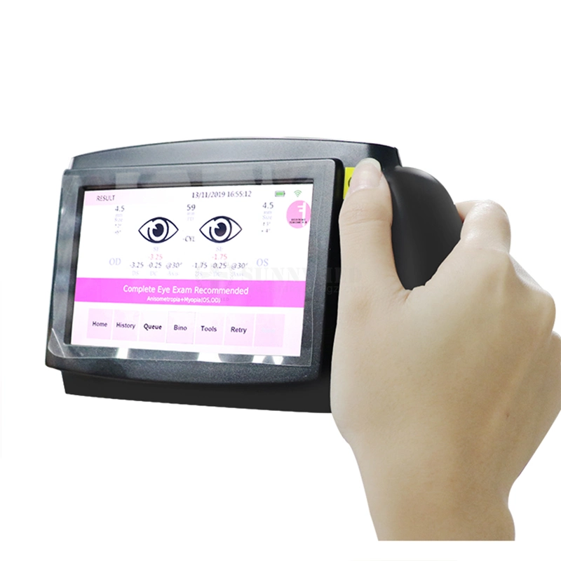 Си-V800 Visual Acuity изучение аппарата Fast Diagnostic помощью рефрактометра видения в офтальмологии Message Screener