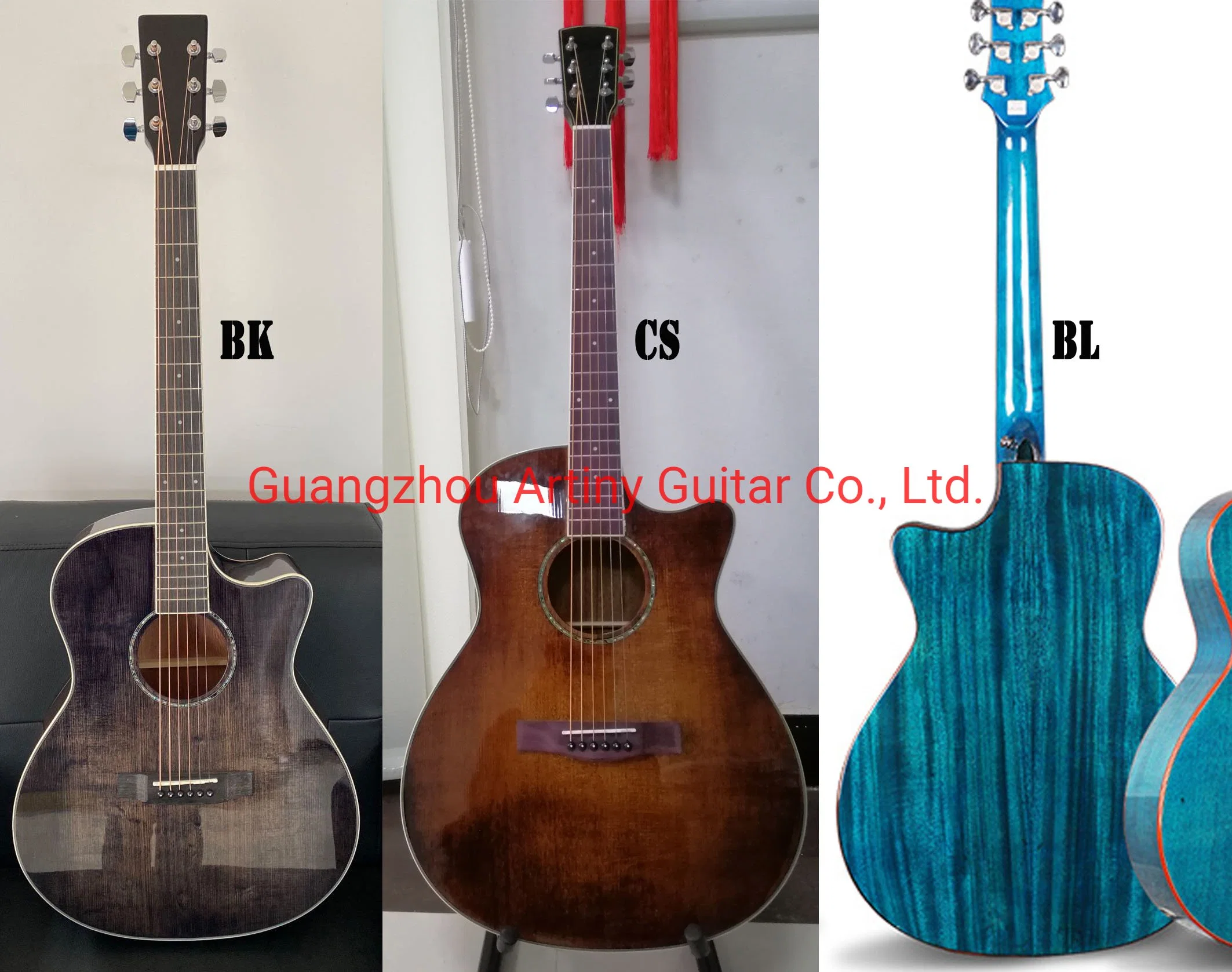 OEM 39 pouces bonne guitare classique en bois de meilleure vente Guitarra