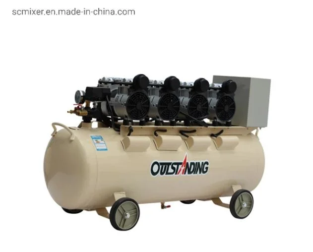 5kw Oil-Free silencio pistón compresor de aire Máquina