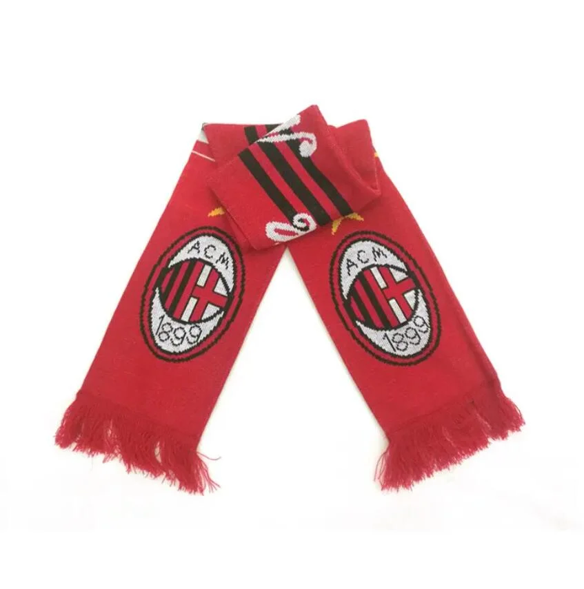 100% Cotton Knitted Football Scarve for Sale