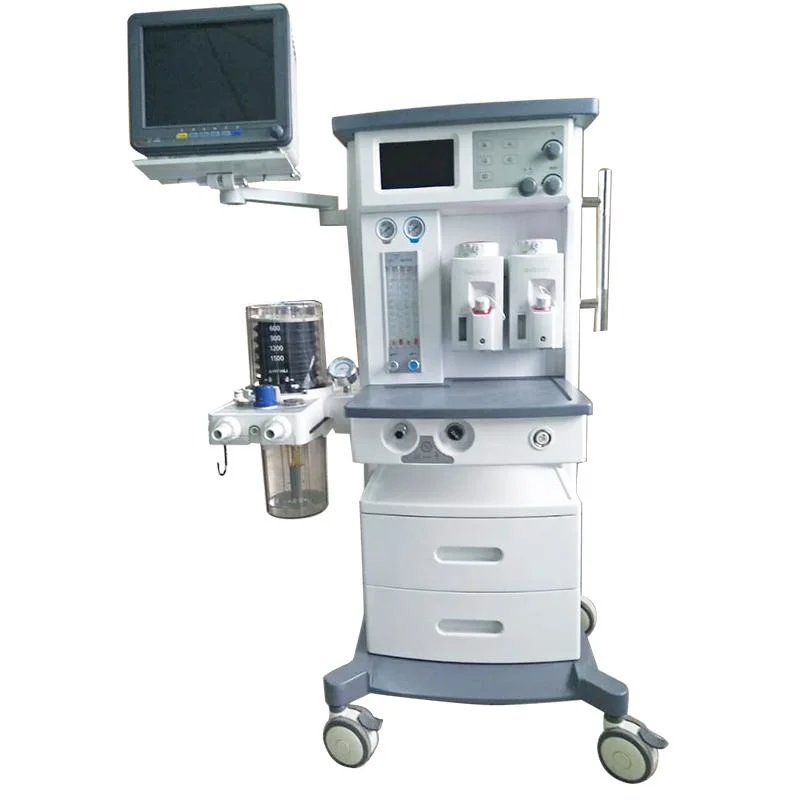 Small Animal Gas Anesthesia Machine Vet Anesthesia System Medical Portable Veterinary Anesthesia Machine with Vaporizer