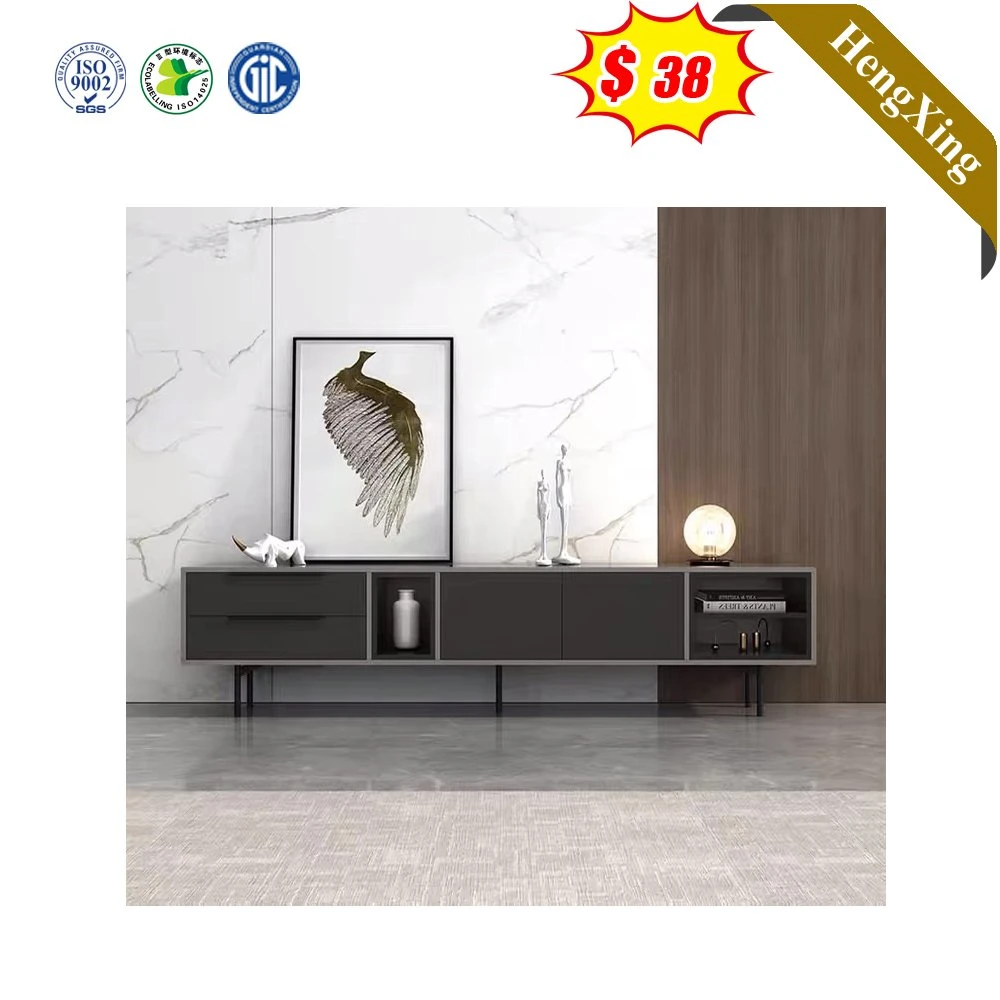 China Supplier Light Gary Wooden Home Furniture Drawer Table Living Room TV Stands