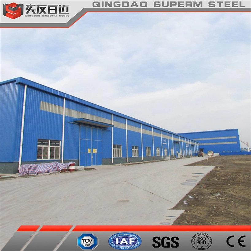 Pre-Engineering Prefab House Quick Build Metal Frame Industrial Building Steel Structure Workshop Office for Factory Building