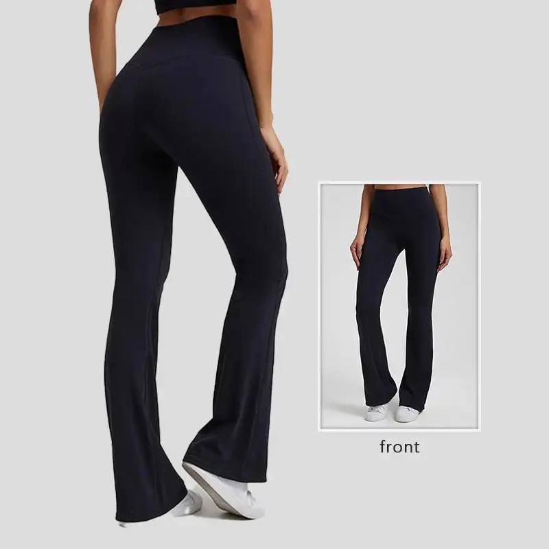 Großhandel ODM / OEM Frauen Bootcut Yoga Flare Leggings hoch Taille Workout Sportbekleidung Sportbekleidung Active Pants