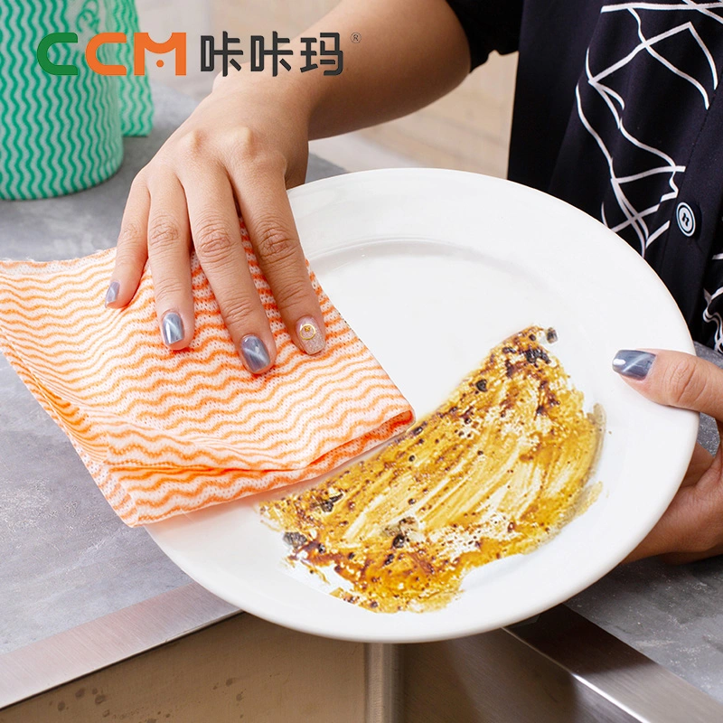 Kitchen Disposable Non-Woven Fabrics Washing Cleaning Cloth Towels Eco Friendly Practical Rags Wiping Pad