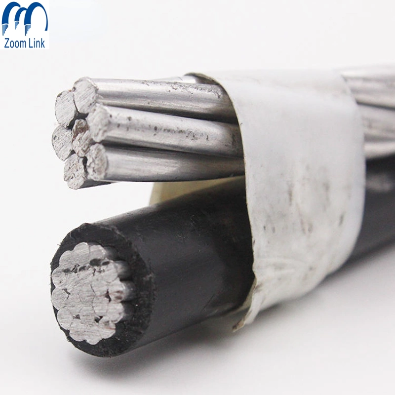 XLPE Insulated Electric Power Twisted Overhead Service Drop Cable Electric Cable