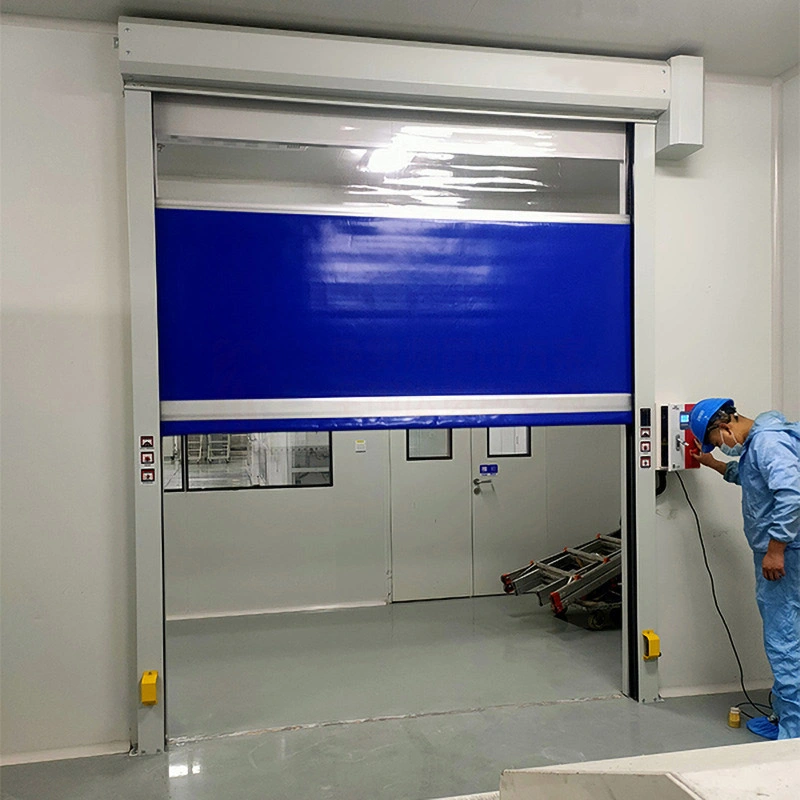 Rapid High Speed PVC Roller Shutter Fast Rolling Automatic Door