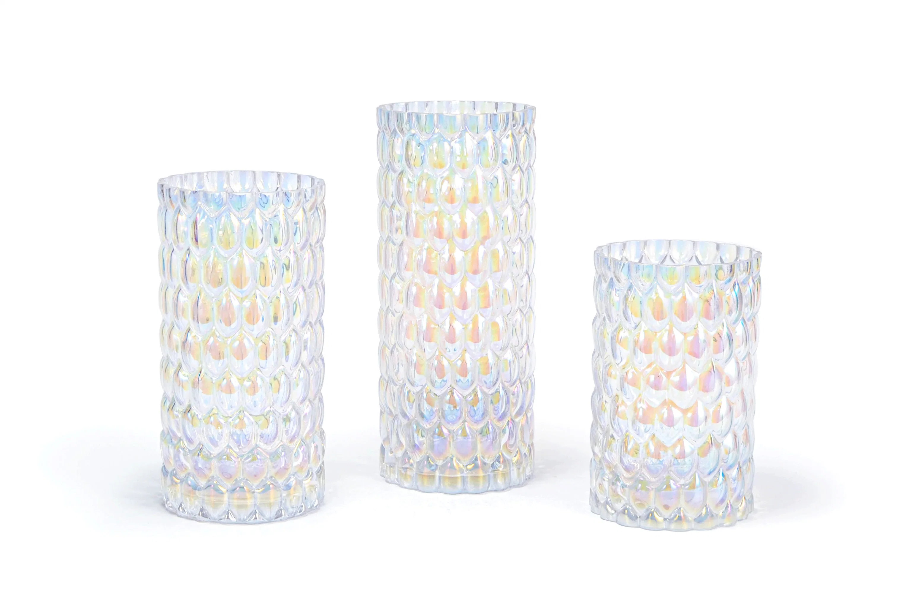 Vasos de vidro transparente Jarras Creative Nordic Escritório de decoração e mobiliário doméstico