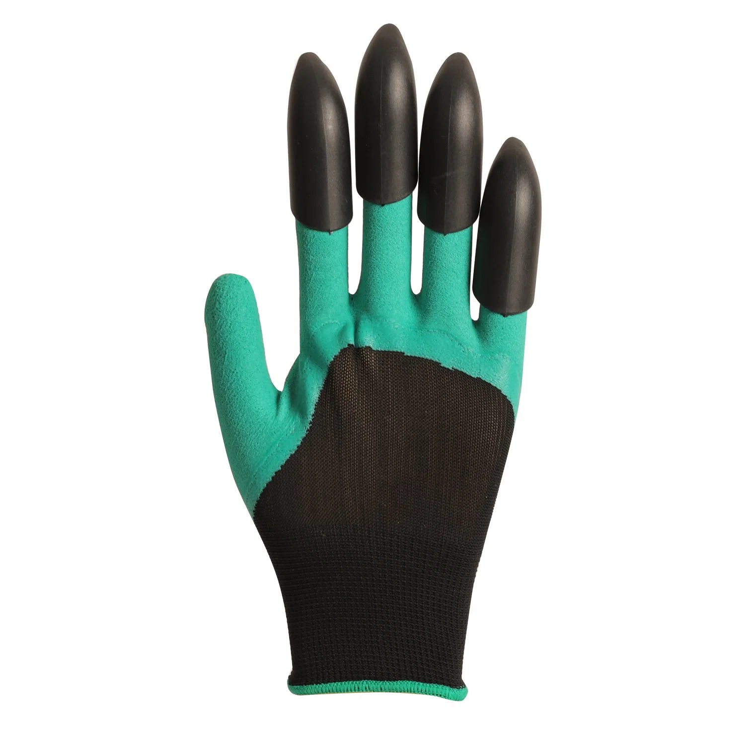 Prevención del aceite de antiabrasión 4 Claws Latex plantación de flores verdes Guantes de jardín duraderos