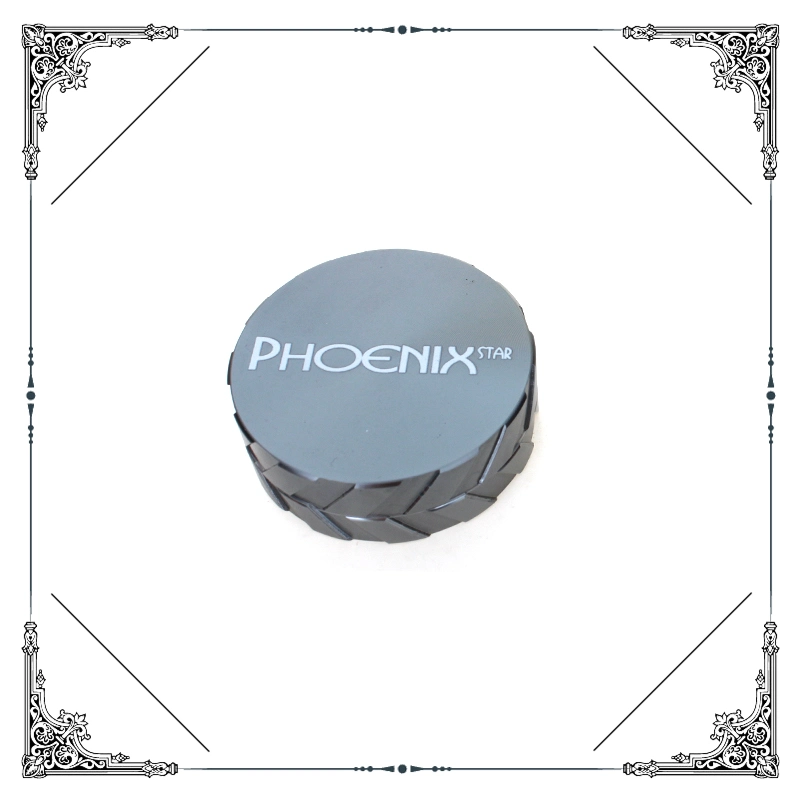 Phoenix Measures 2.5" in Diameter Maximum-Strength Aircraft Grade Aluminum. Stainless Steel Mesh Screen Filters Very Fine Pollen Into The Catcher Grinder