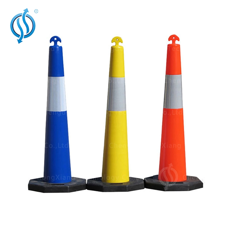 Manufacture Cheap PE PU Warning Post Traffic Safety Warning Bollard Plastic Warning Pole Post