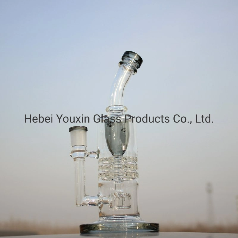 Triple Percolater Recycler Water Pipe Glass DAB Oil