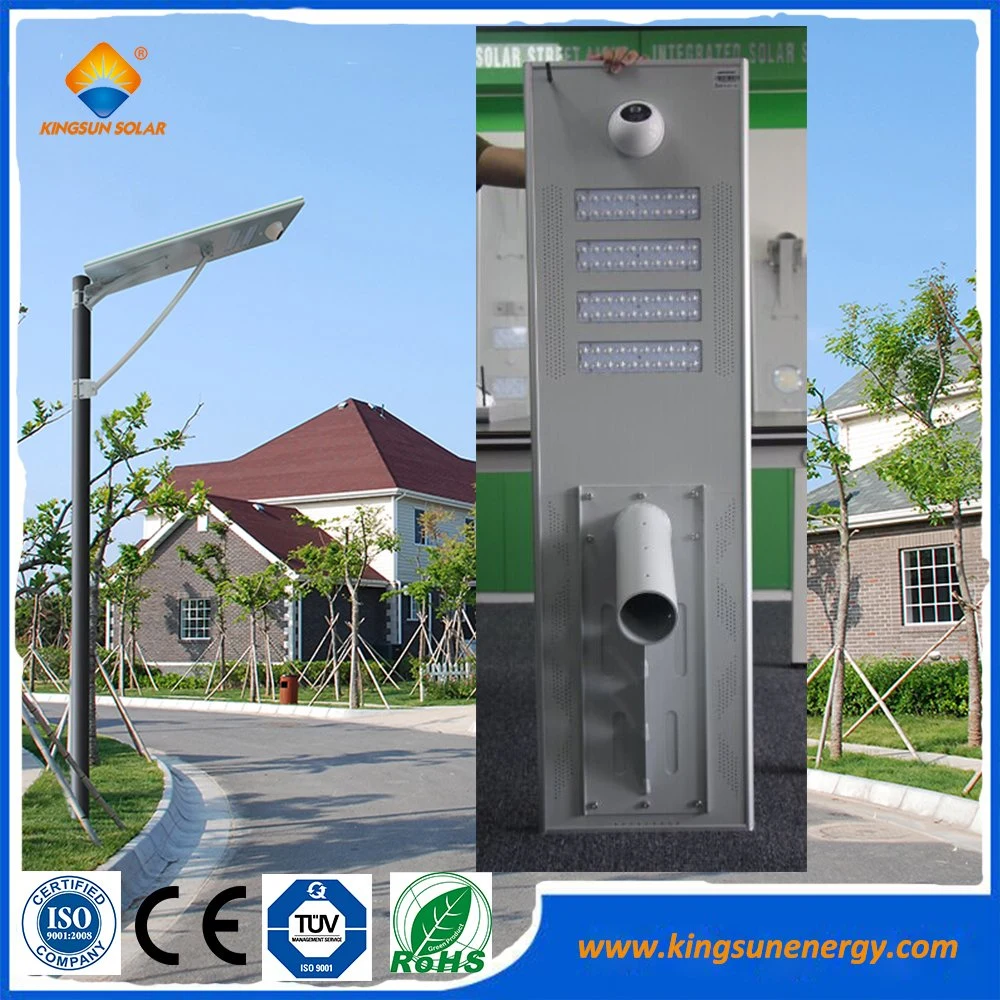 Kingsun 60W Solar Lighting LED Street Light with Camera