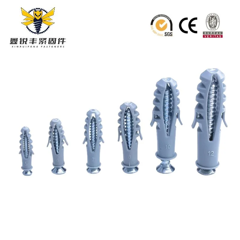 Expansion Plug Fixed Foot Self Tapping Nylon Plastic Bolt Frame Fixed Wall