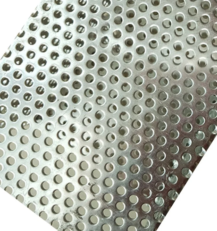 304 316 Stainless Steel Round Hole Perforated Metal Sheet