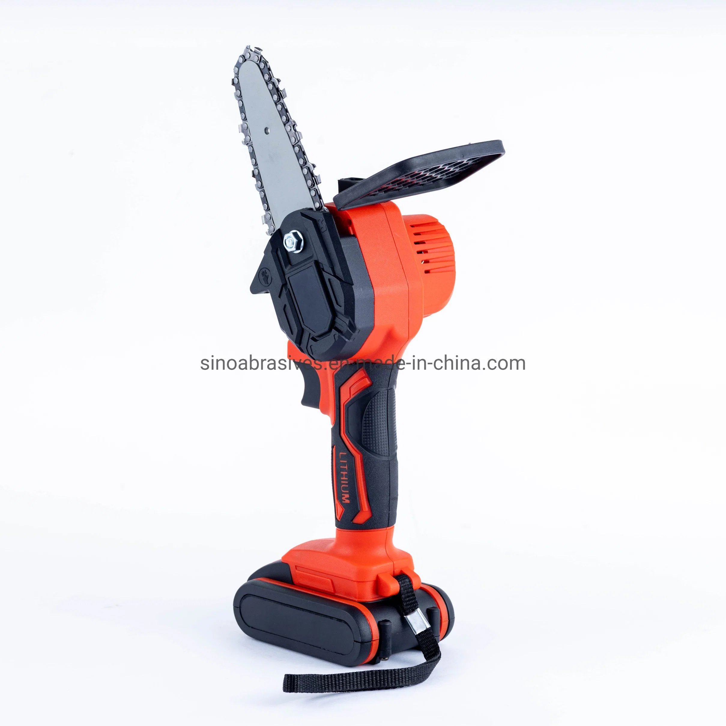 Mini Chainsaw 21V Rechargeable Operated 2000mAh Lithium Battery Hand Chain Saw