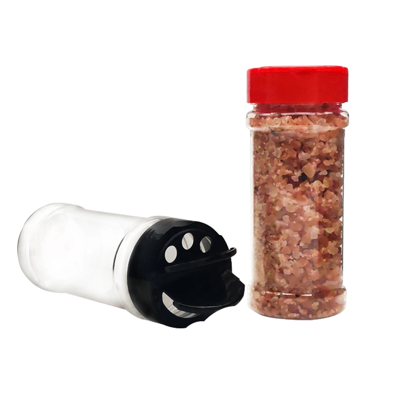 8oz Pet Plastic Spice Bottle Seasoning Container with Shaker Lid