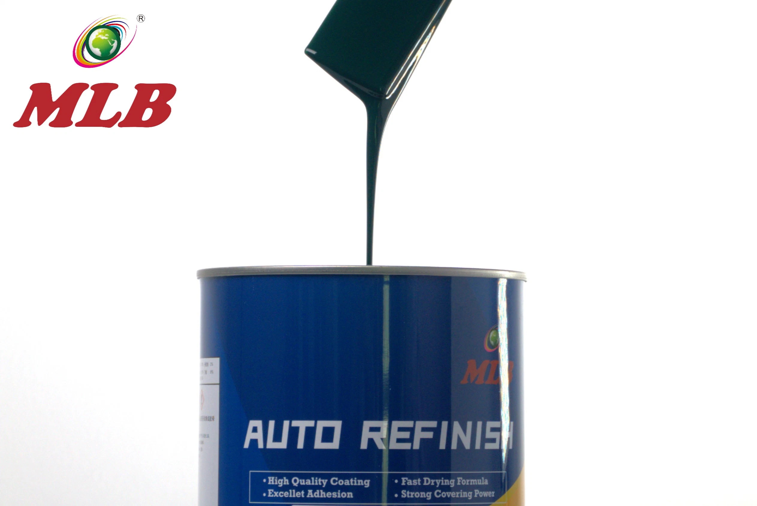 High quality/High cost performance Acrylic Auto Paint Base Coat Series 1K Yellow Black Red White Green Car Paints