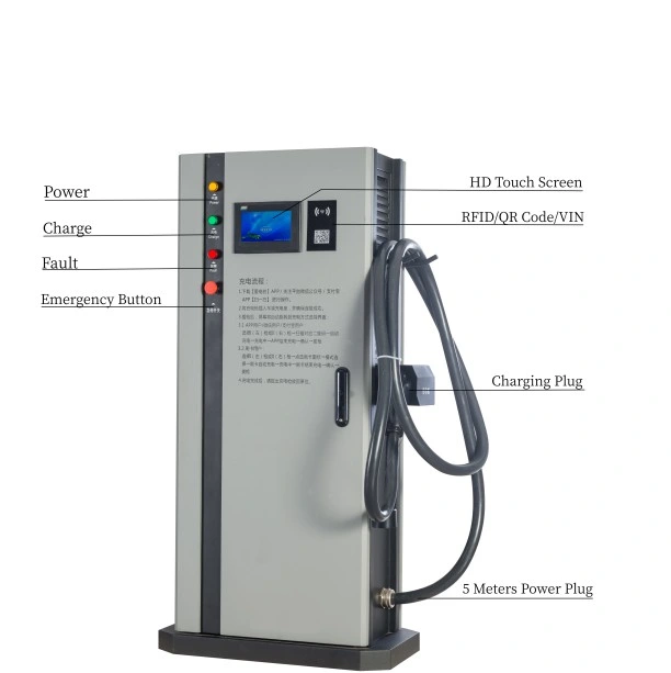 EV Car Charger Station 60kw Customized DC Automatic Mode Charging Station