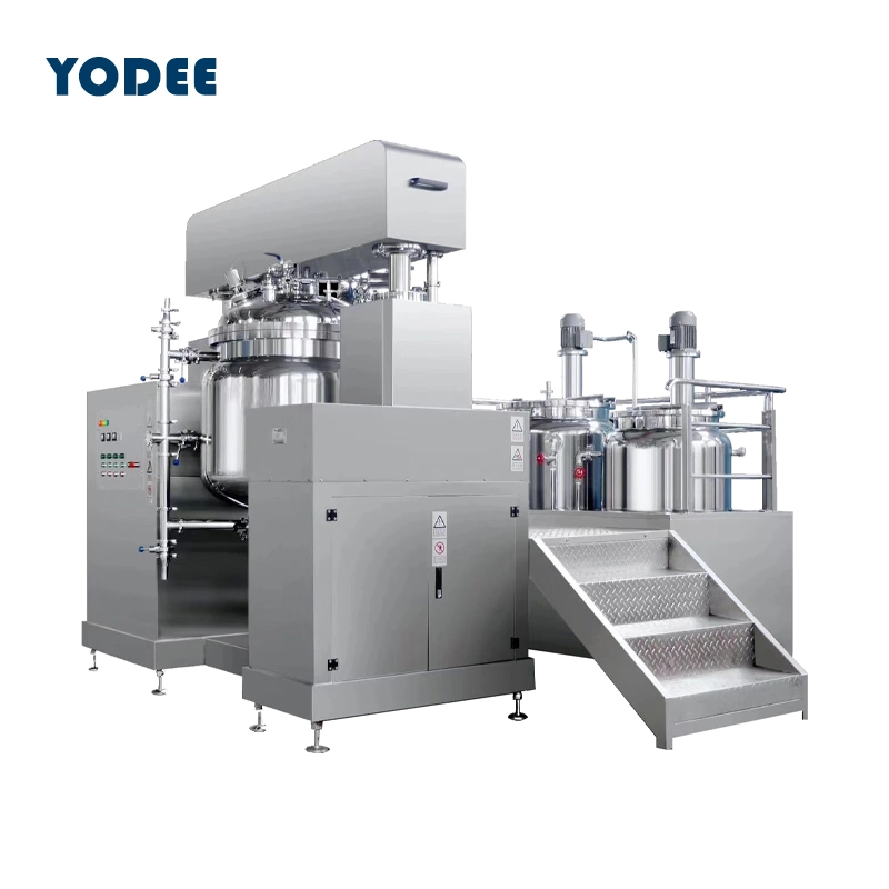 Large Capacity Cosmetic Vacuum Emulsifying Mixer Homogenizer