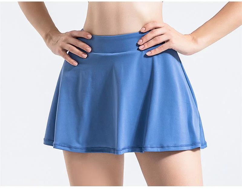 Seamless Knitted Female Girls Yoga Skirts Gym Dress for Women