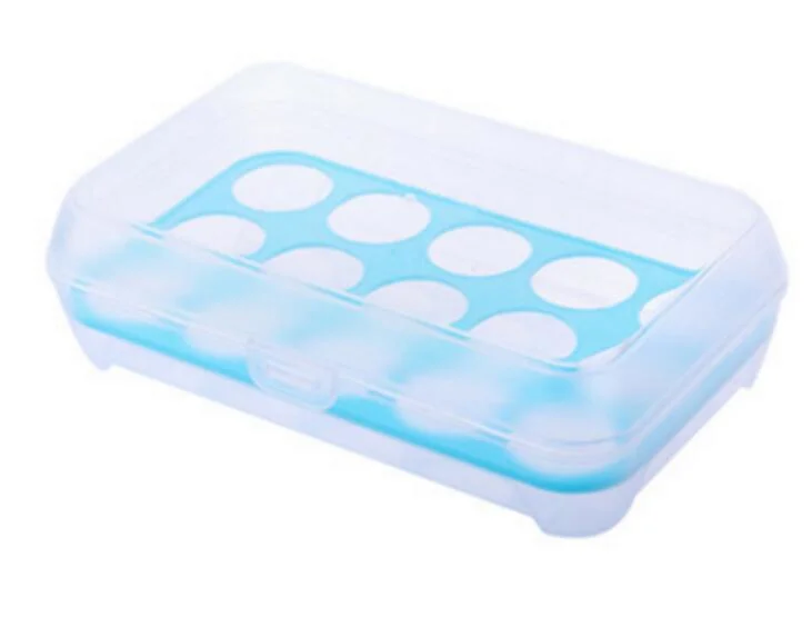 15 Eggs of Hard Plastic PP Transparent Plastic Egg Box&#160;