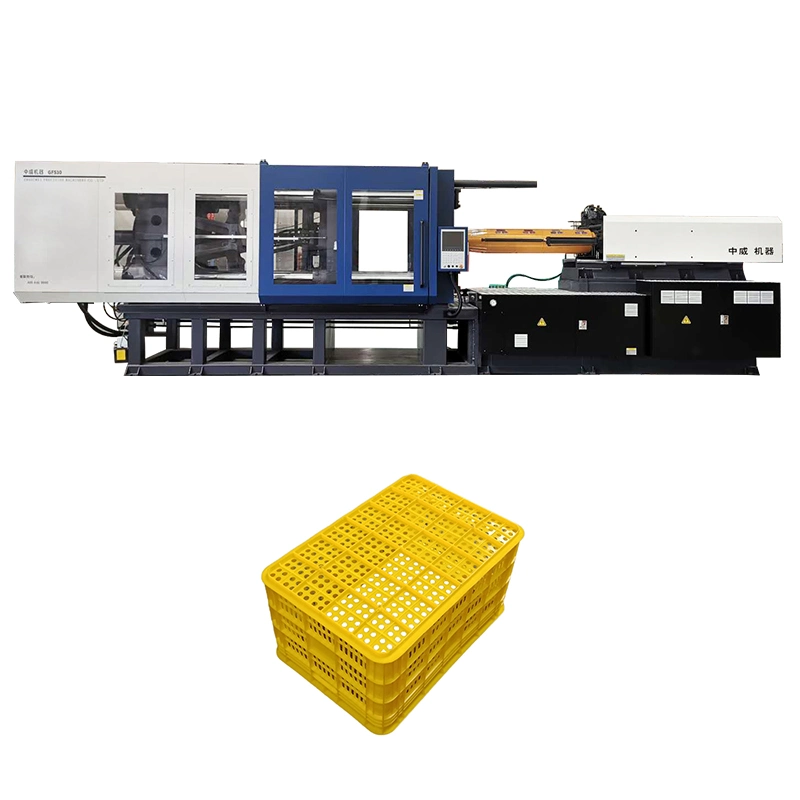 Zoweite 530 Ton Obst Gemüse Korb Kisten Horizontale Spritzgießen Formmaschine