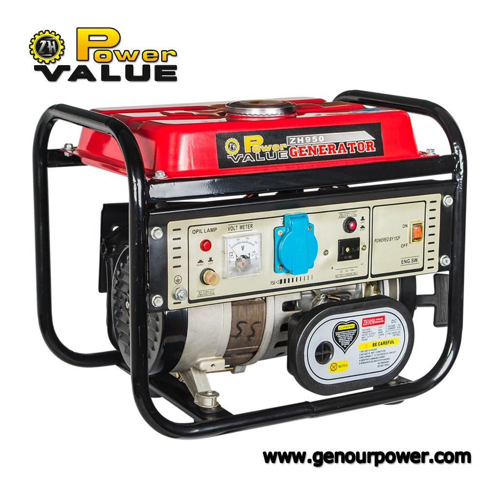 Generador de gasolina pequeño 2 Carrera OHV Generador refrigerado por aire 950