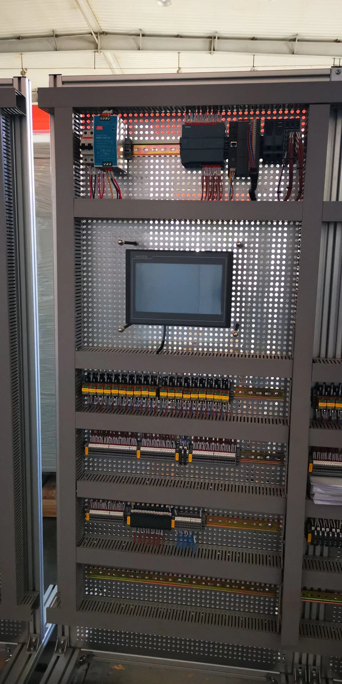 Intelligent Control Equipment with Controller, Buttons, Safety Relays and Other Electrical Components PLC Control Cabinets