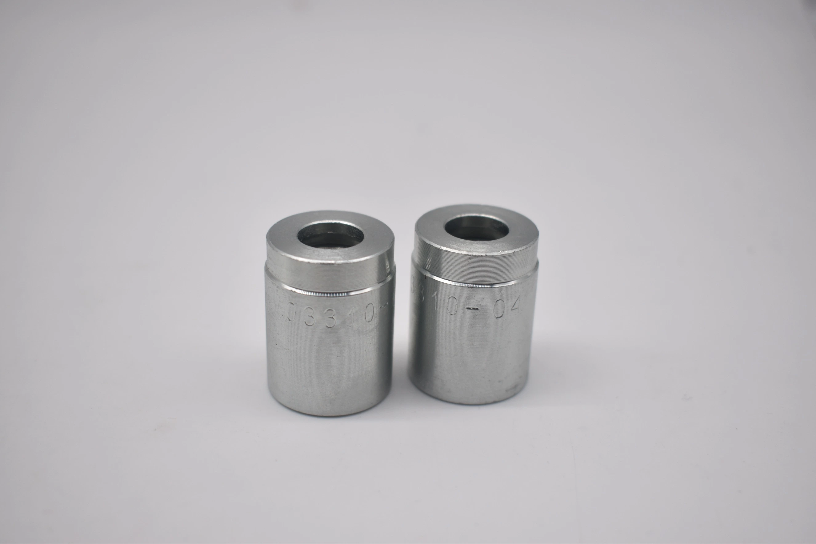 Carbon Steel Zinc Plating 03310 Crimping Hydraulic Ferrule Hose Ferrule Fittings