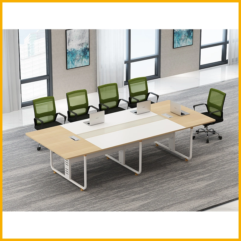 Mobiliário de escritório moderno Reunião Escritório Mesa de Negociação Formação Tabela Longa