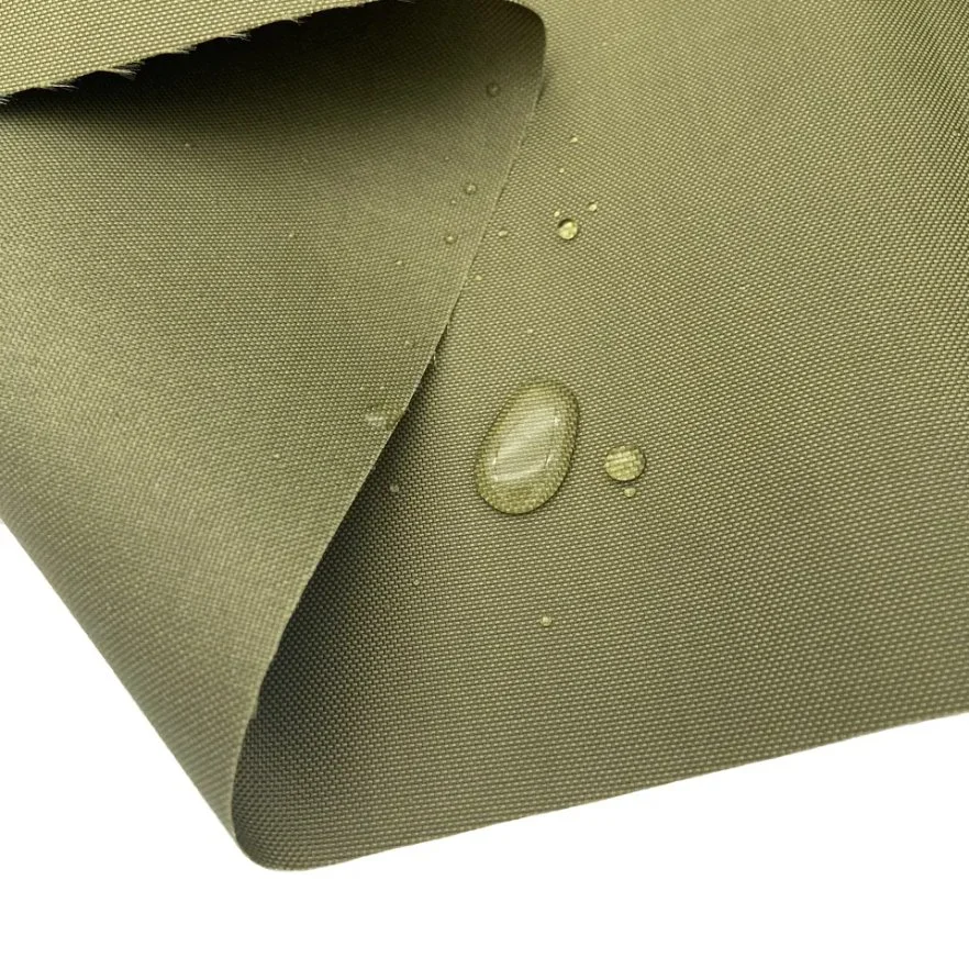 حقيبة خارجية مقاومة للماء من نوع Oxford Fabric 210d Oxford PU Coating قماش لحفظ الأمتعة