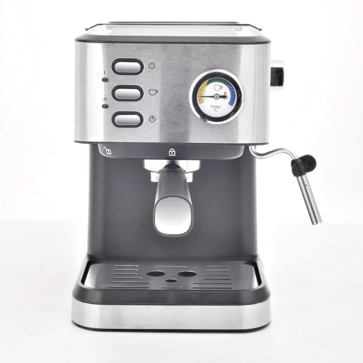 Halbautomatische Italienische Hebel Edelstahl 15 Bar Pumpe Türkisch Cappuccino-Kaffeemaschine