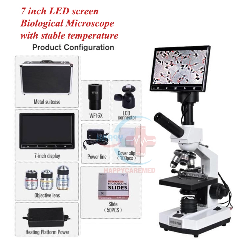 Hc-R069 Medical Digital Microscope Biological Microscope for Semen and Ovulation Observation