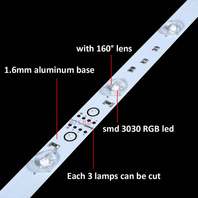 Super brillante de la publicidad de retroiluminación LED SMD 12/M3030 Non-Waterproof Lightbox barra de leds