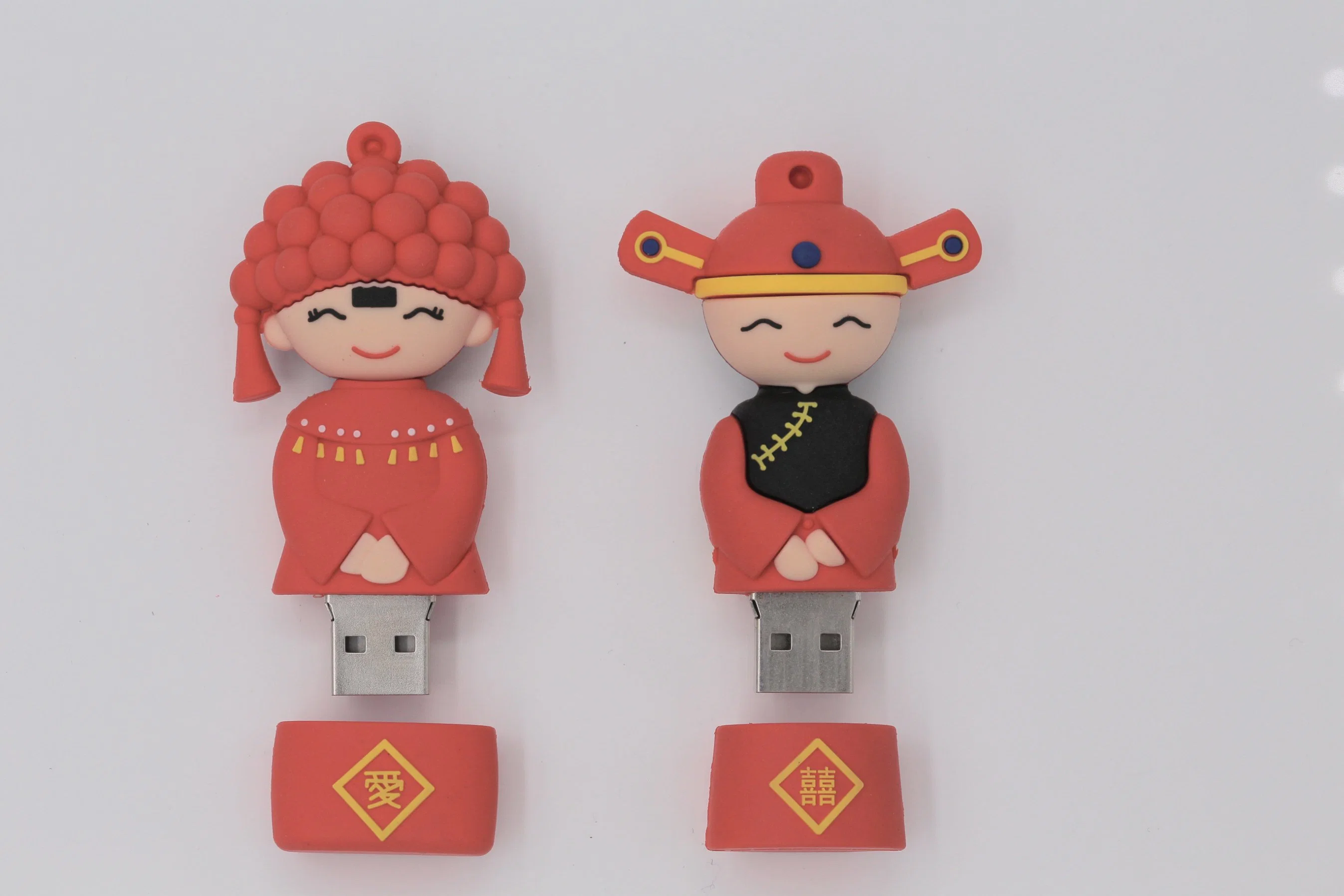 Facotry OEM/ODM Customized Design Logo Printing PVC USB Flash Disk