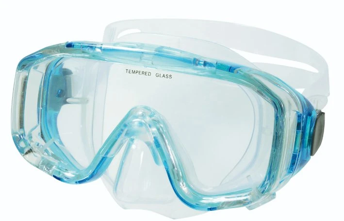 3 Diseño Anti-Fog Reanson Ventana de vidrio templado de máscara de buceo, natación y buceo