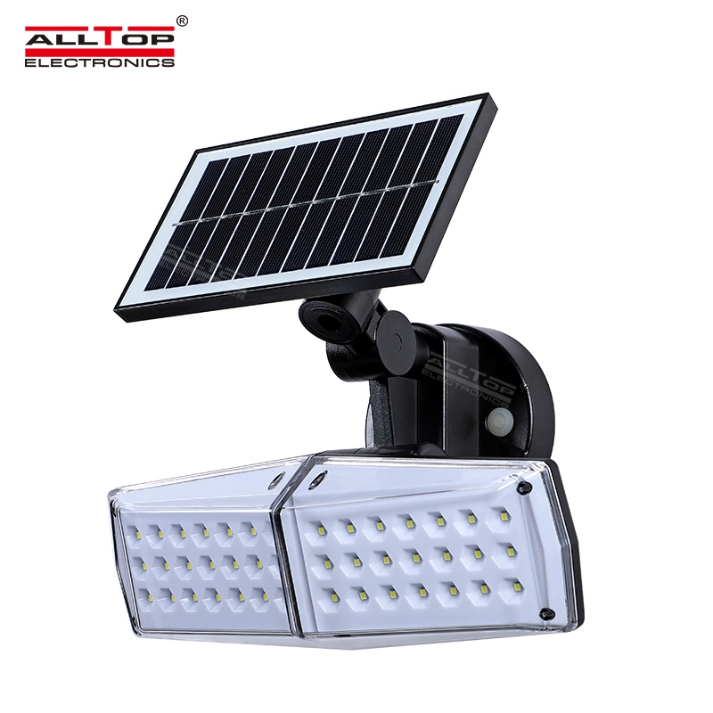 IP65 lámpara de pared impermeable Nuevo diseño LED solar exterior Aplique