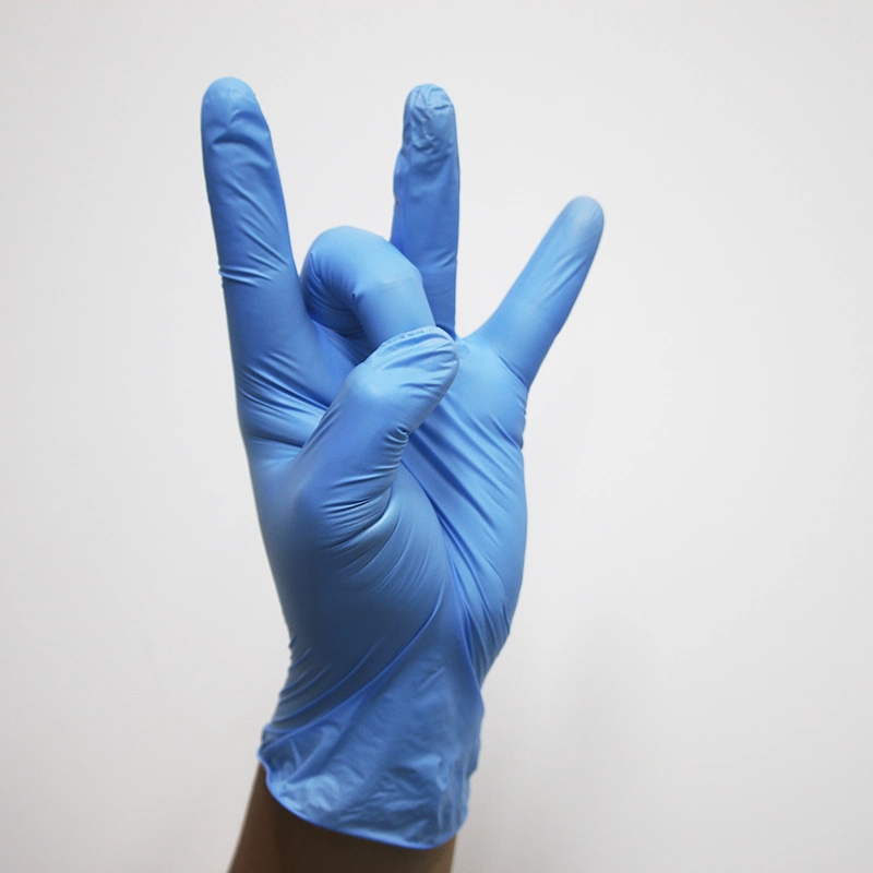 Nitrile Vinyl Synthetic Safety Gloves Industrial Grade Housework Gloves of Powder Free